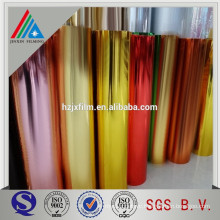 Colored reflective PET glitter film